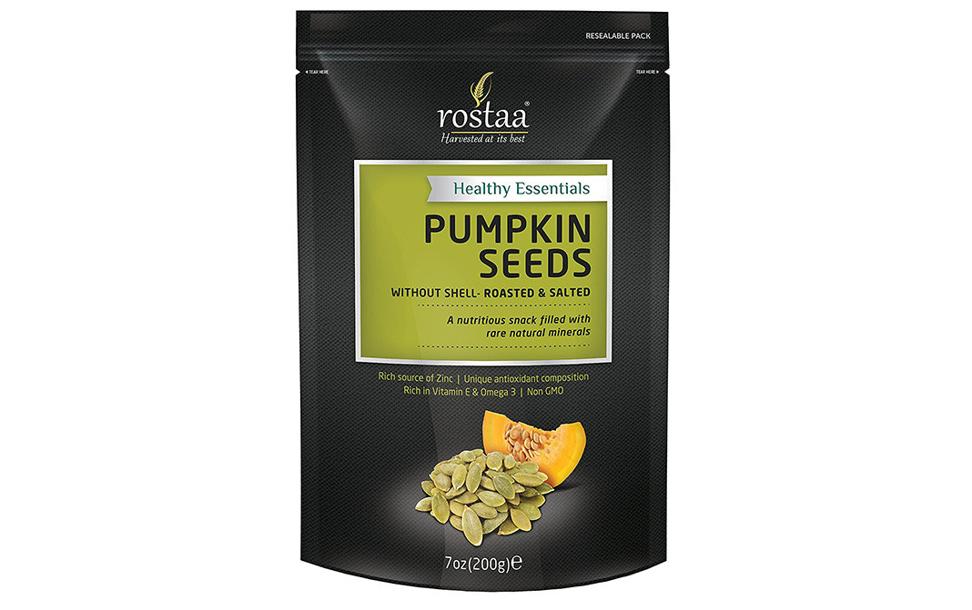 Rostaa Pumpkin Seeds, (Without Shell, Roasted & Salted) Pack 200 grams